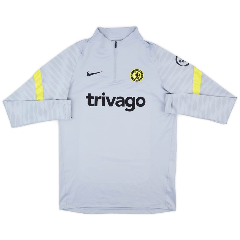 2021-22 Chelsea Nike 1/4 Zip Drill Top - 8/10 - (M)