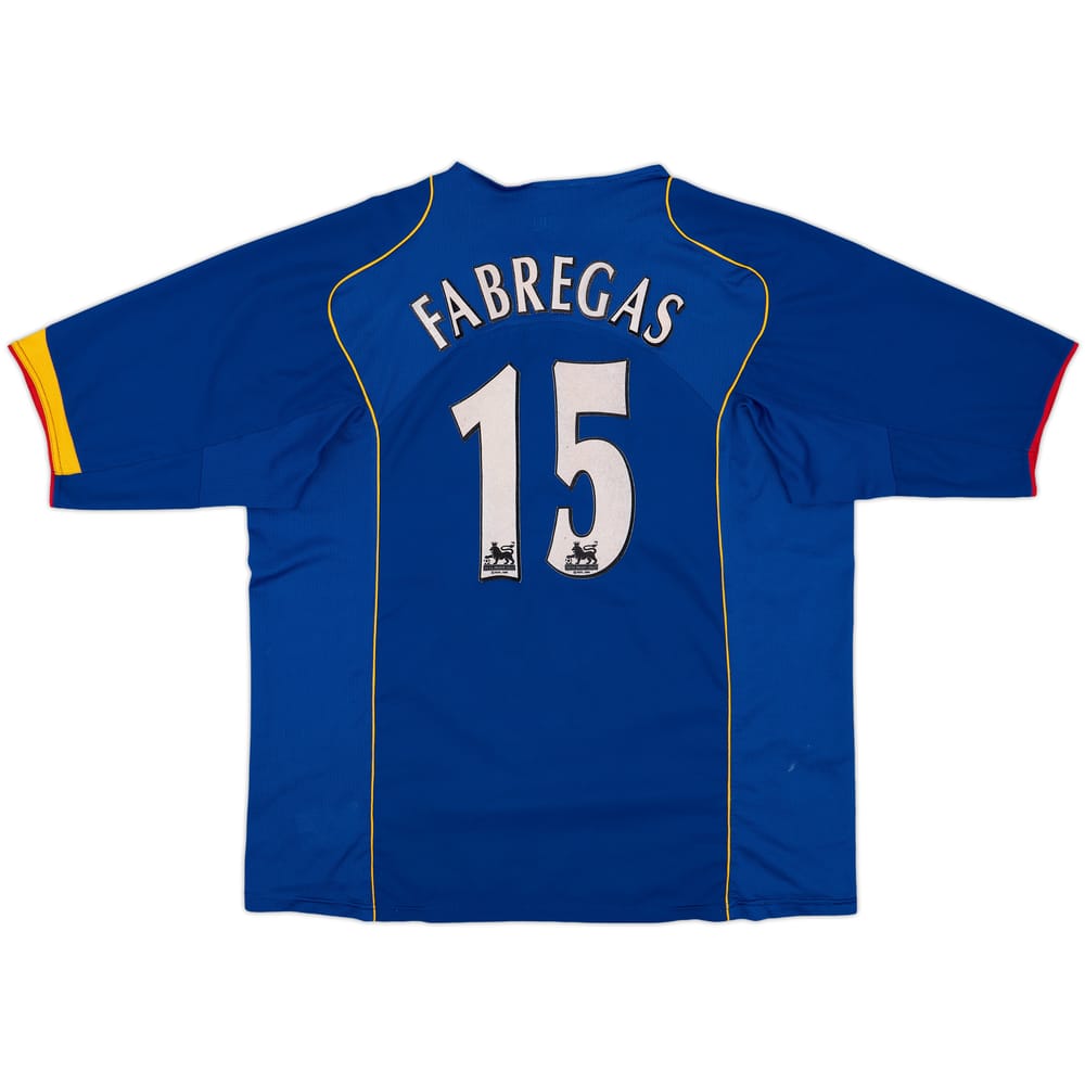 2004-06 Arsenal Away Shirt Fabregas #15 - 6/10 - (XXL)