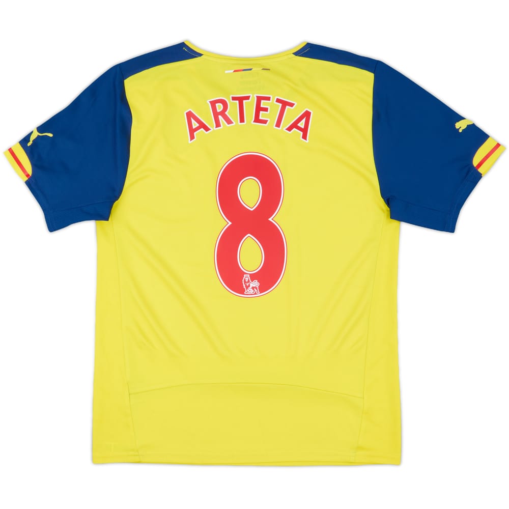 2014-15 Arsenal Away Shirt Arteta #8 - 7/10 - (S)