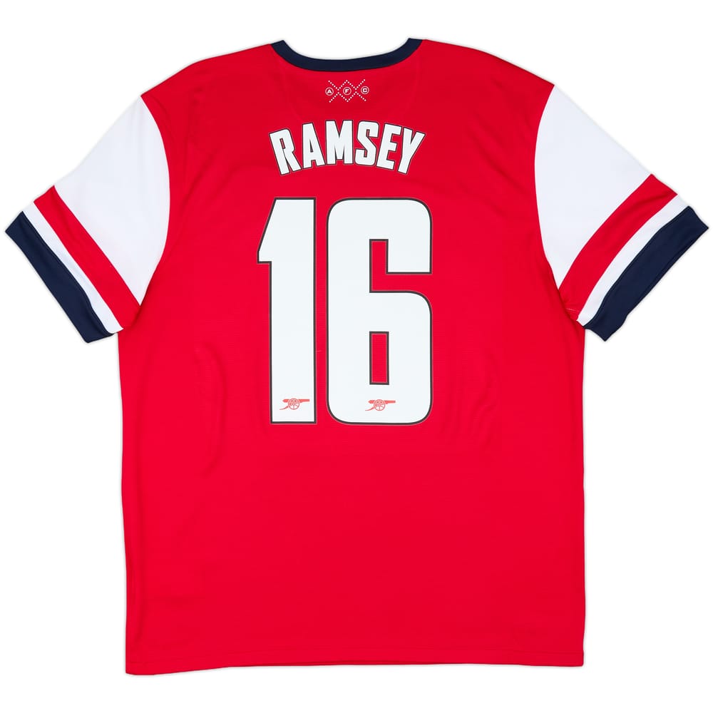2012-14 Arsenal Home Shirt Ramsey #16 - 9/10 - (XL)