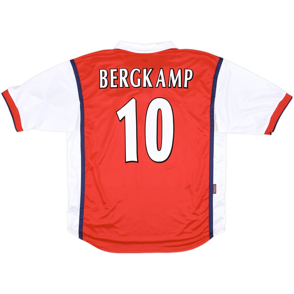 1998-99 Arsenal Home Shirt Bergkamp #10 - 9/10 - (XL)