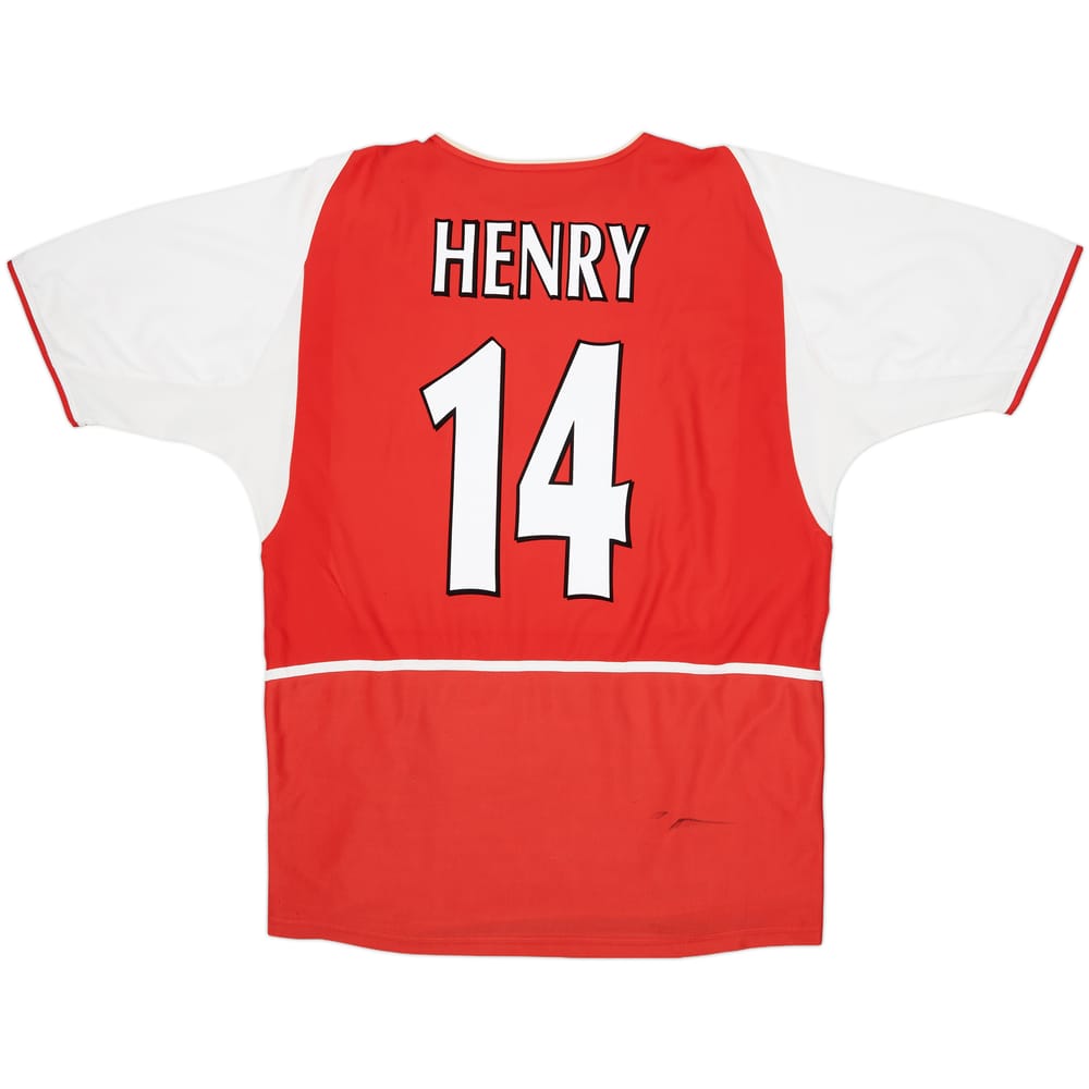 2002-04 Arsenal Home Shirt Henry #14 - 5/10 - (XL)
