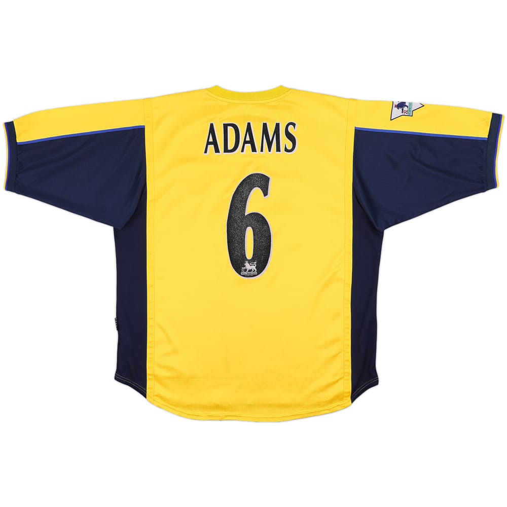 1999-01 Arsenal Away Shirt Adams #6 - 7/10 - (XL)