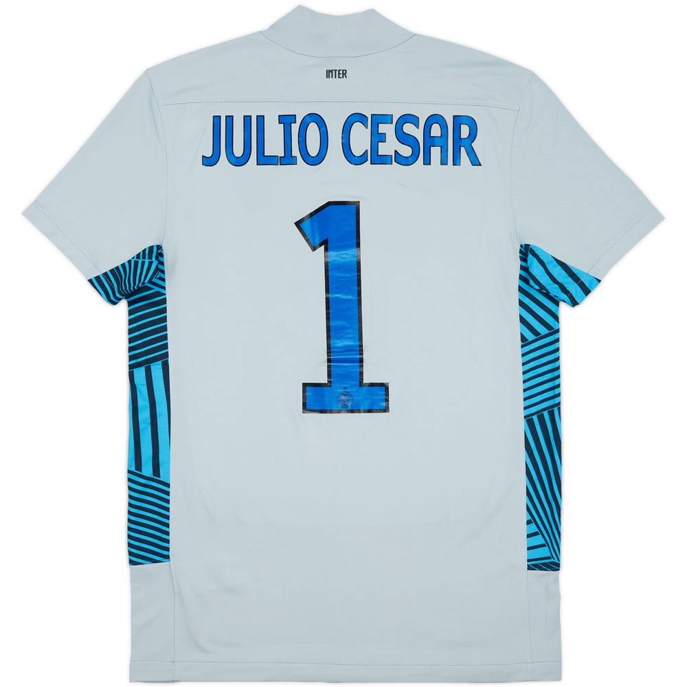 2011-12 Inter Milan GK S/S Shirt Julio Cesar #1 - 7/10 - (M)