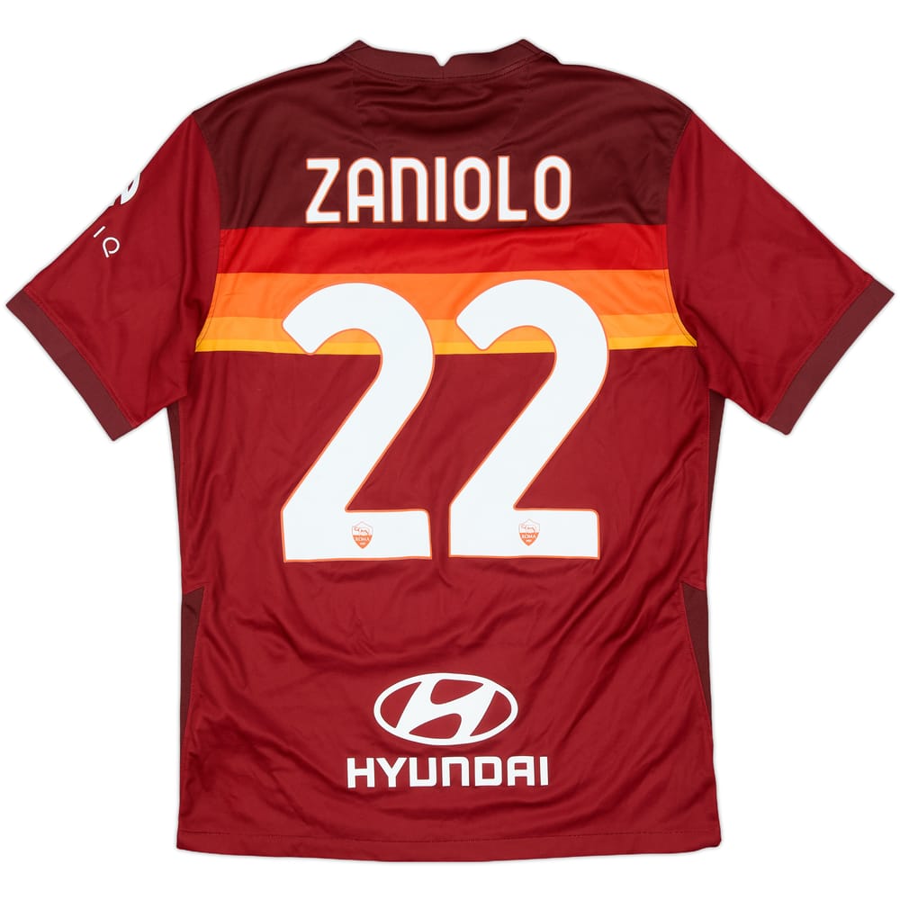 2020-21 Roma Home Shirt Zaniolo #22 - 6/10 - (M)