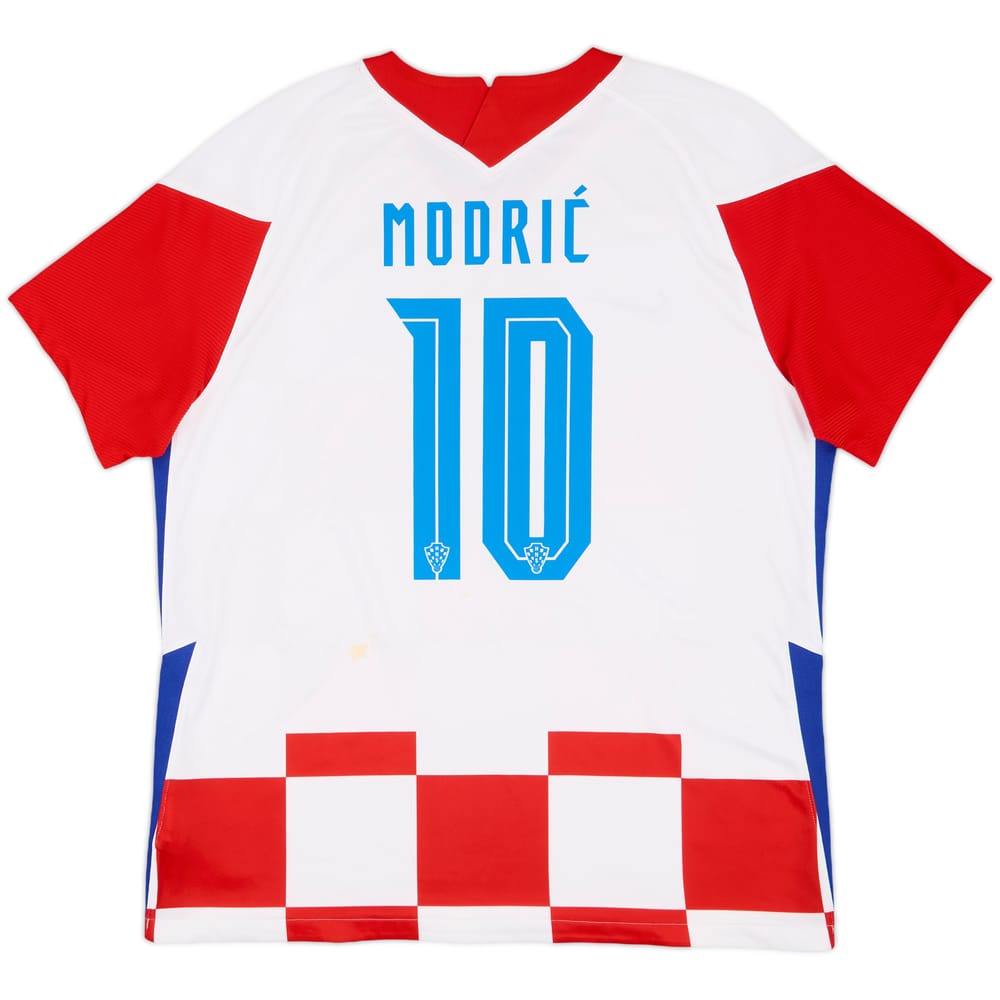 2020-21 Croatia Home Shirt Modric #10 - 7/10 - (XL)