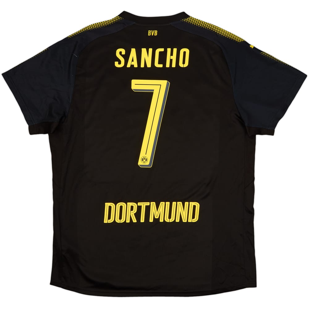 2017-18 Borussia Dortmund Away Shirt Sancho #7 - 8/10 - (XXL)