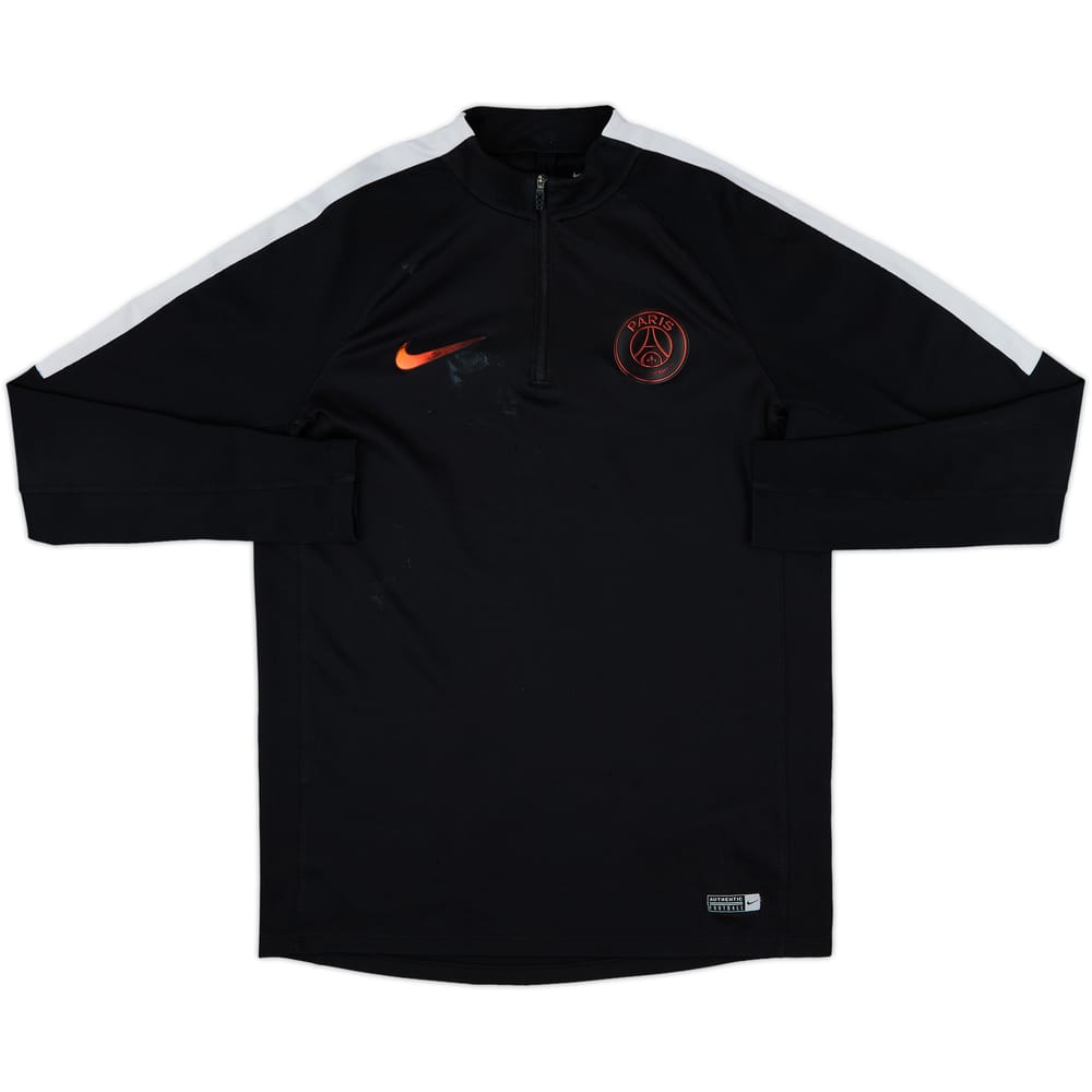 2016-17 Paris Saint-Germain Nike 1/4 Zip Training Top - 5/10 - (M)