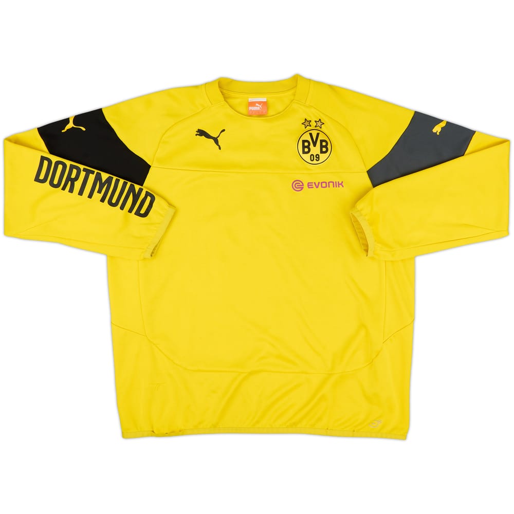 2014-15 Borussia Dortmund Puma Sweat Top - 5/10 - (L)