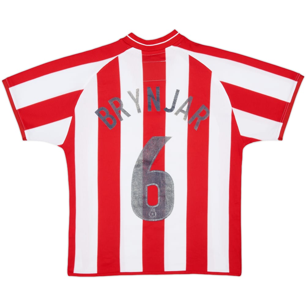 2001-03 Stoke City Home Shirt Brynjar #6 - 6/10 - (M.Boys)