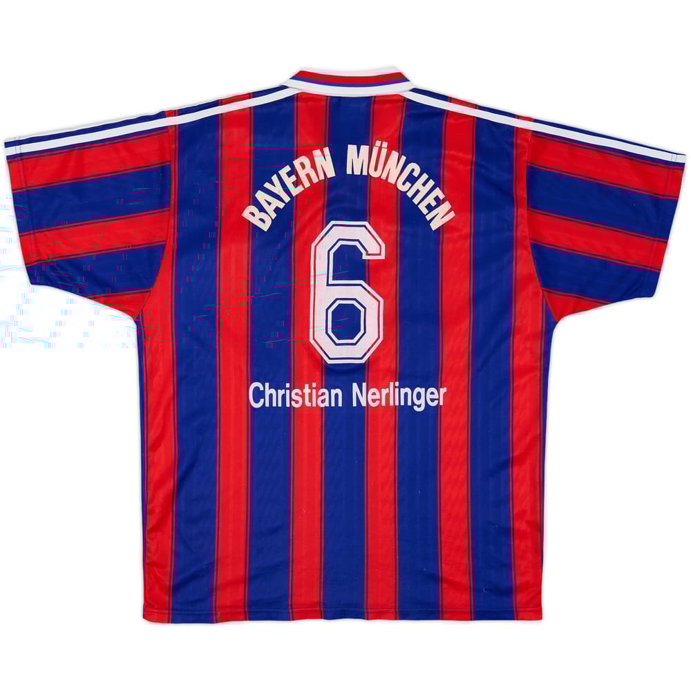 1995-97 Bayern Munich Home Shirt Christian Nerlinger #6 - 5/10 - (L)