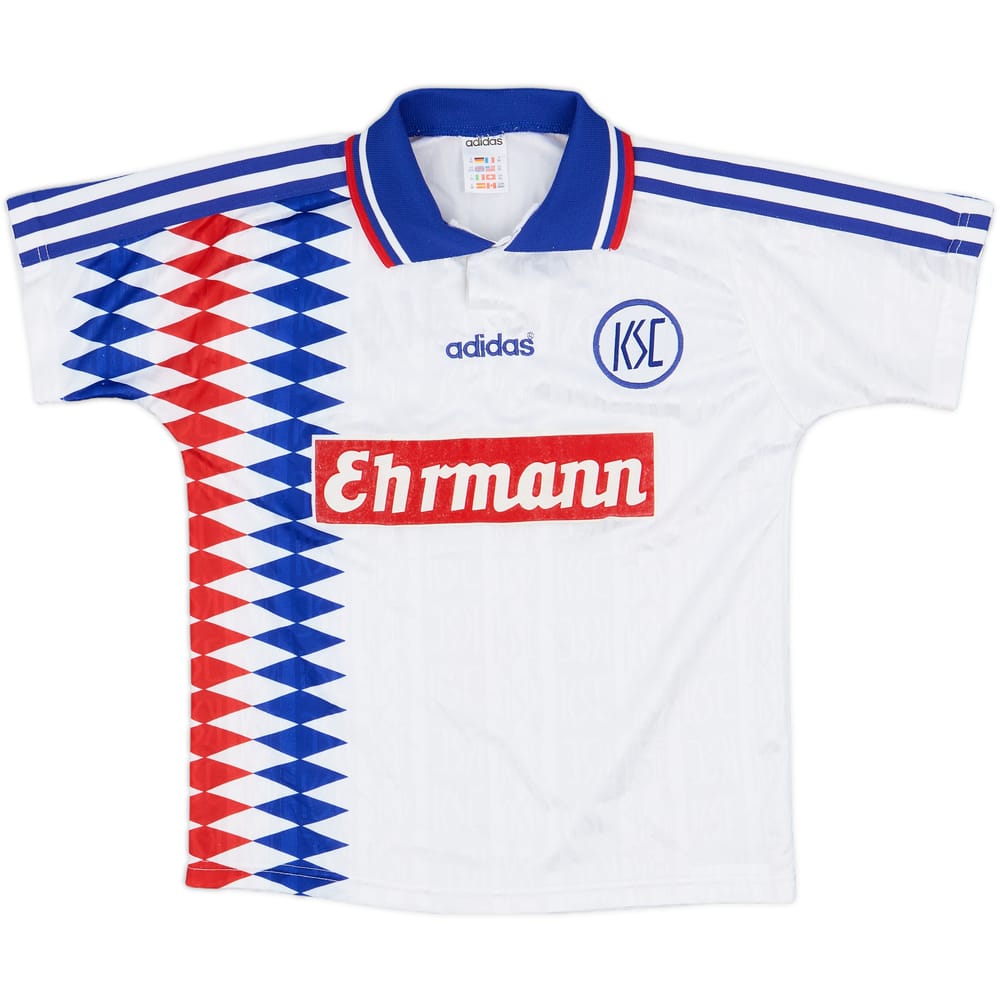 1995-96 Karlsruhe Home Shirt - 4/10 - (M.Boys)