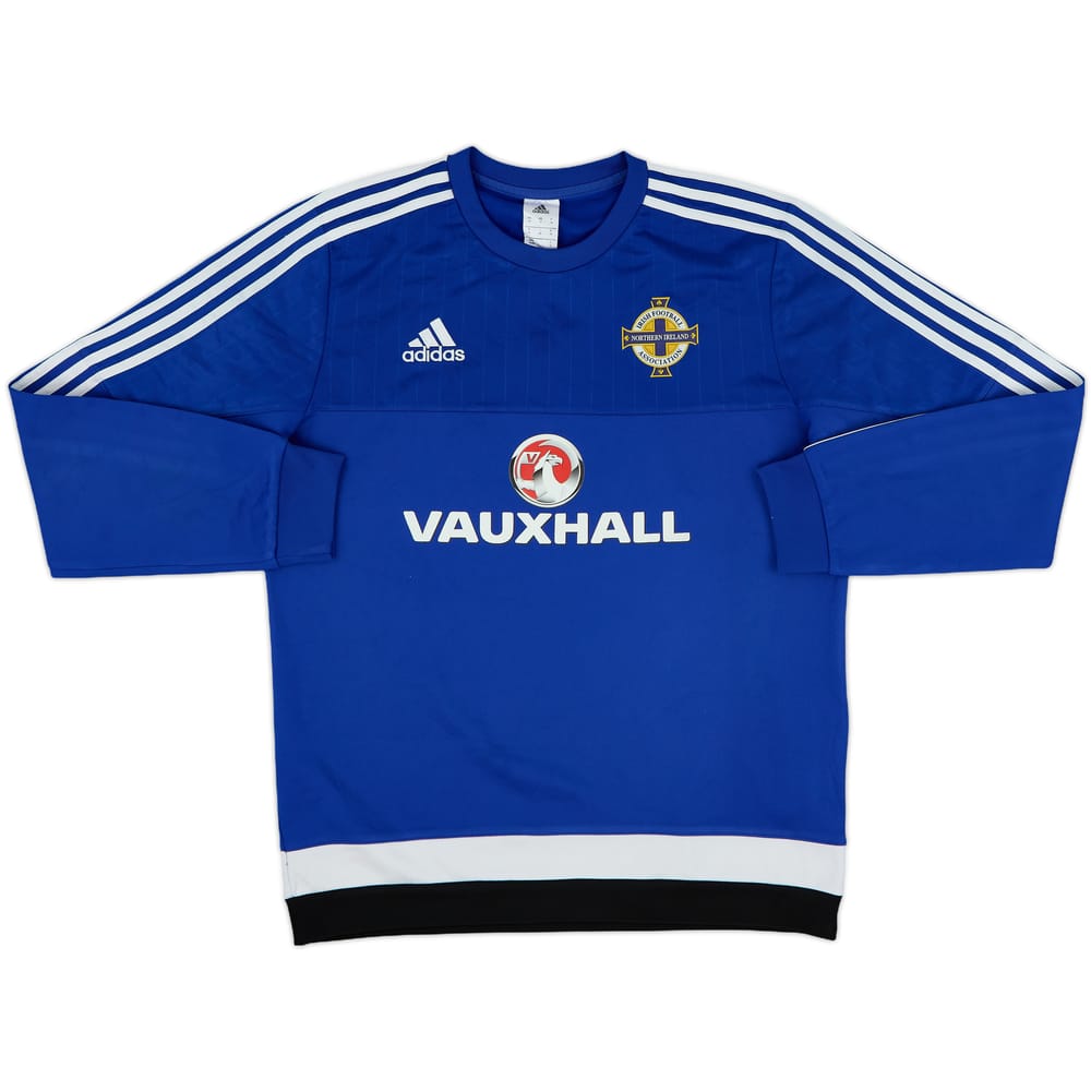 2015-16 Northern Ireland adidas Sweat Top - 8/10 - (M)