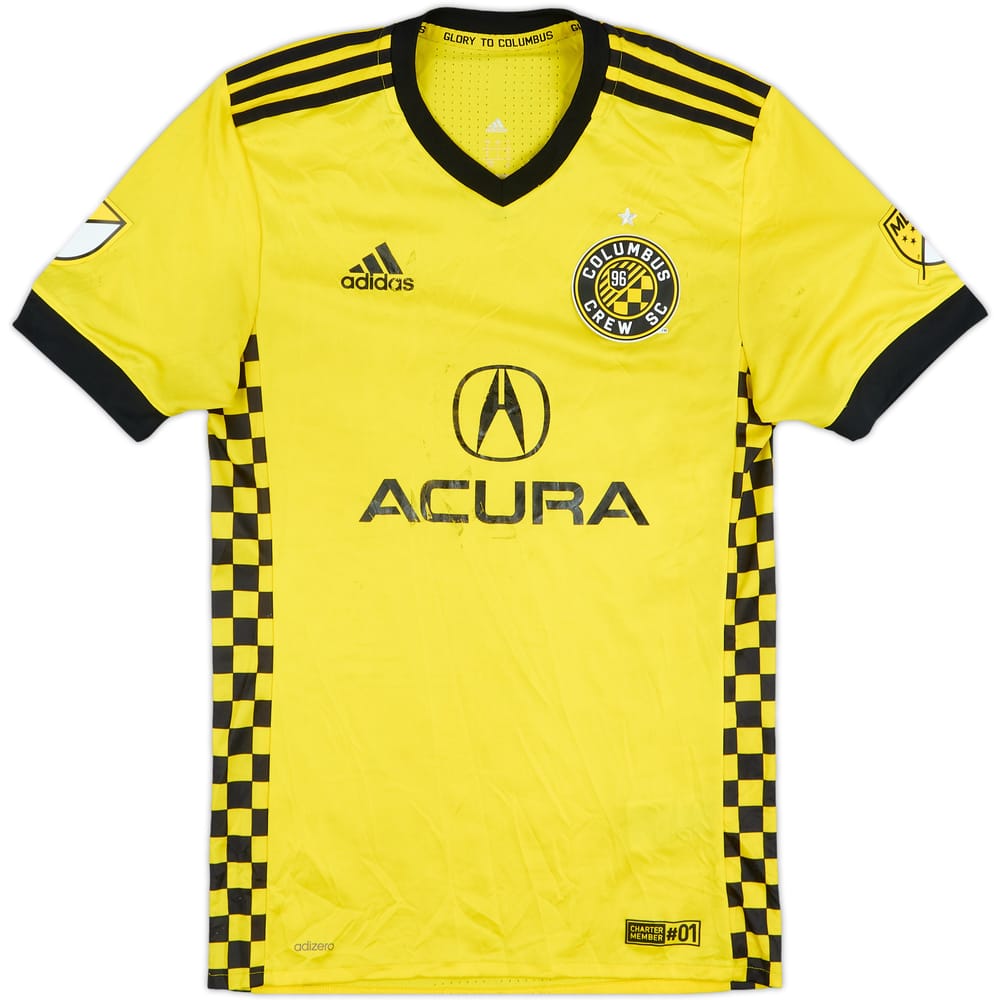 2017 Columbus Crew Authentic Home Shirt - 4/10 - (S)