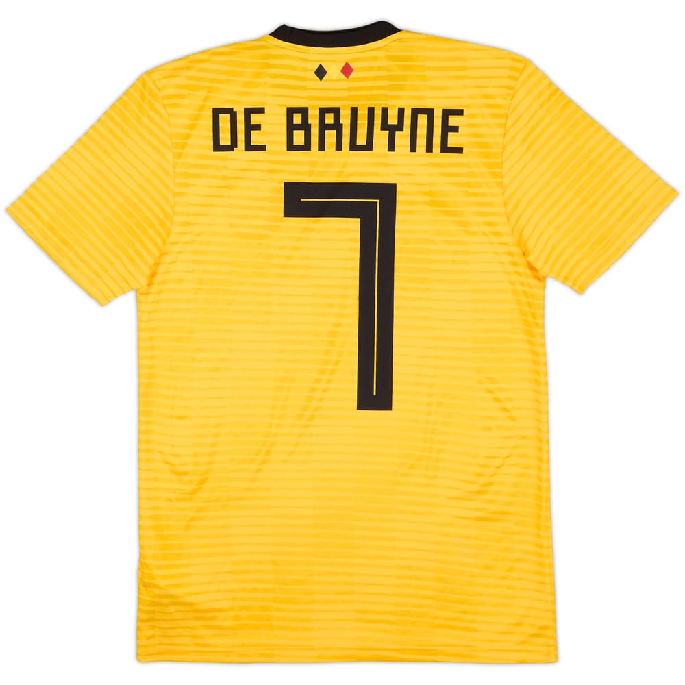 2018-19 Belgium Away Shirt De Bruyne #7 - 8/10 - (S)
