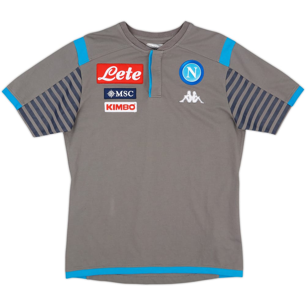 2018-19 Napoli Kappa Polo Shirt - 9/10 - (L)