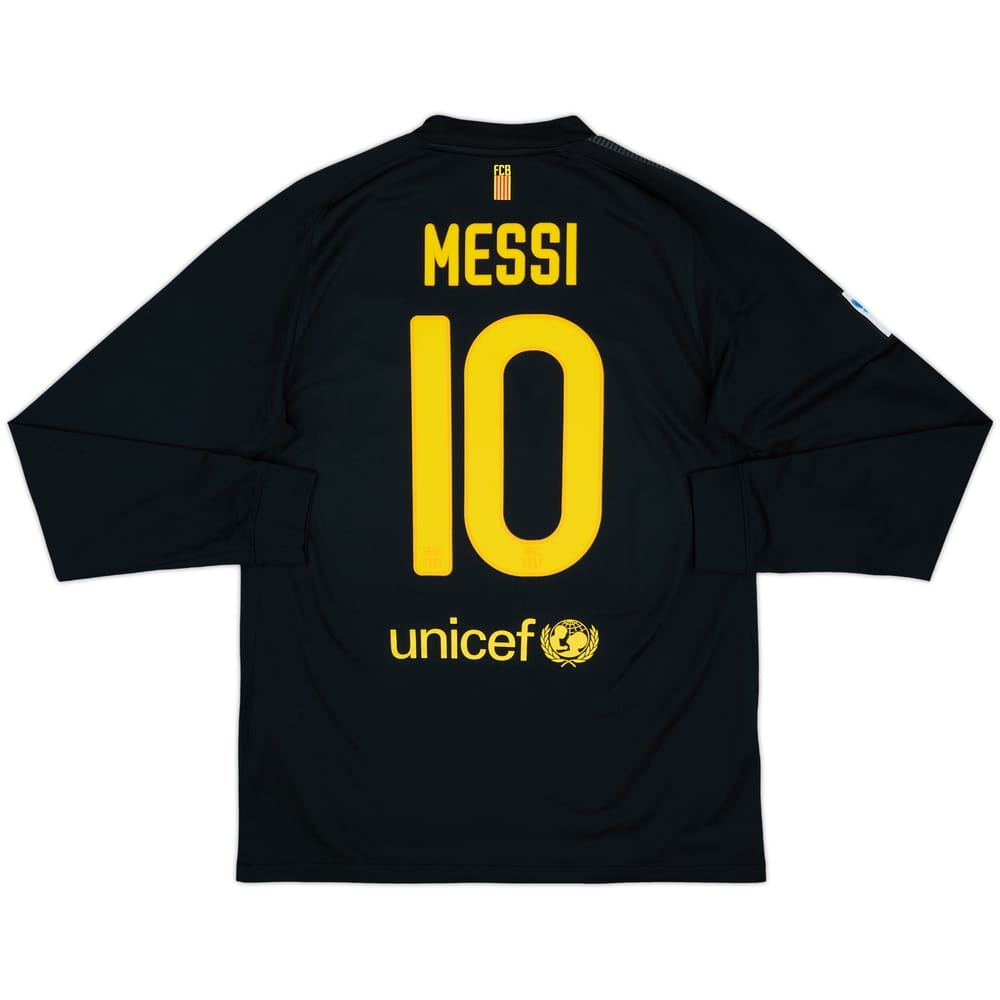 2011-12 Barcelona Away L/S Shirt Messi #10 - 8/10 - (M)