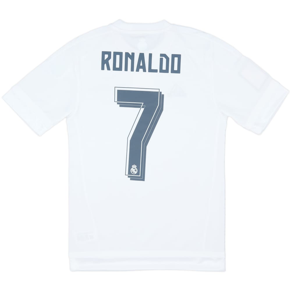 2015-16 Real Madrid Home Shirt Ronaldo #7 - 7/10 - (XS)