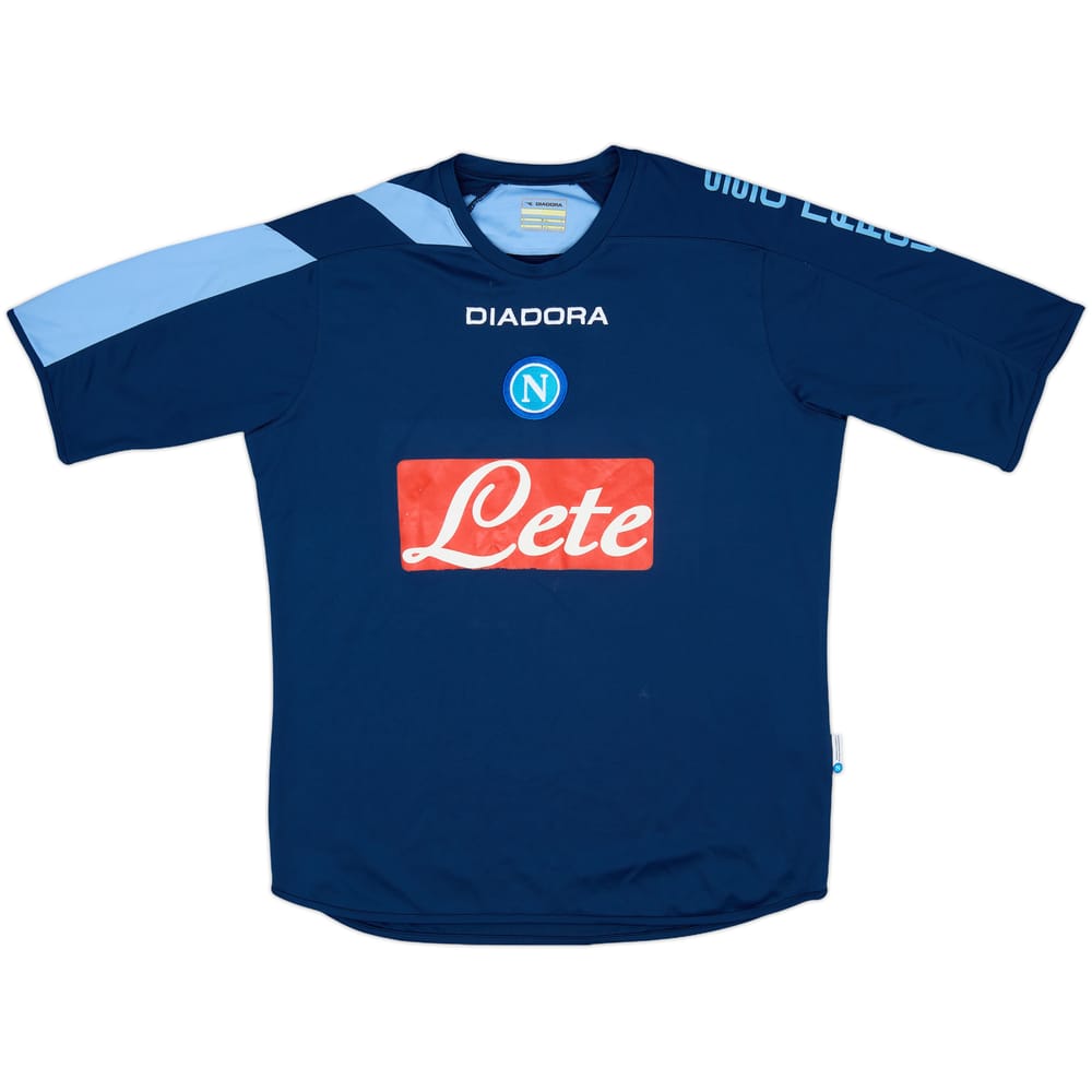 2006-07 Napoli Diadora Training Shirt - 7/10 - (L)