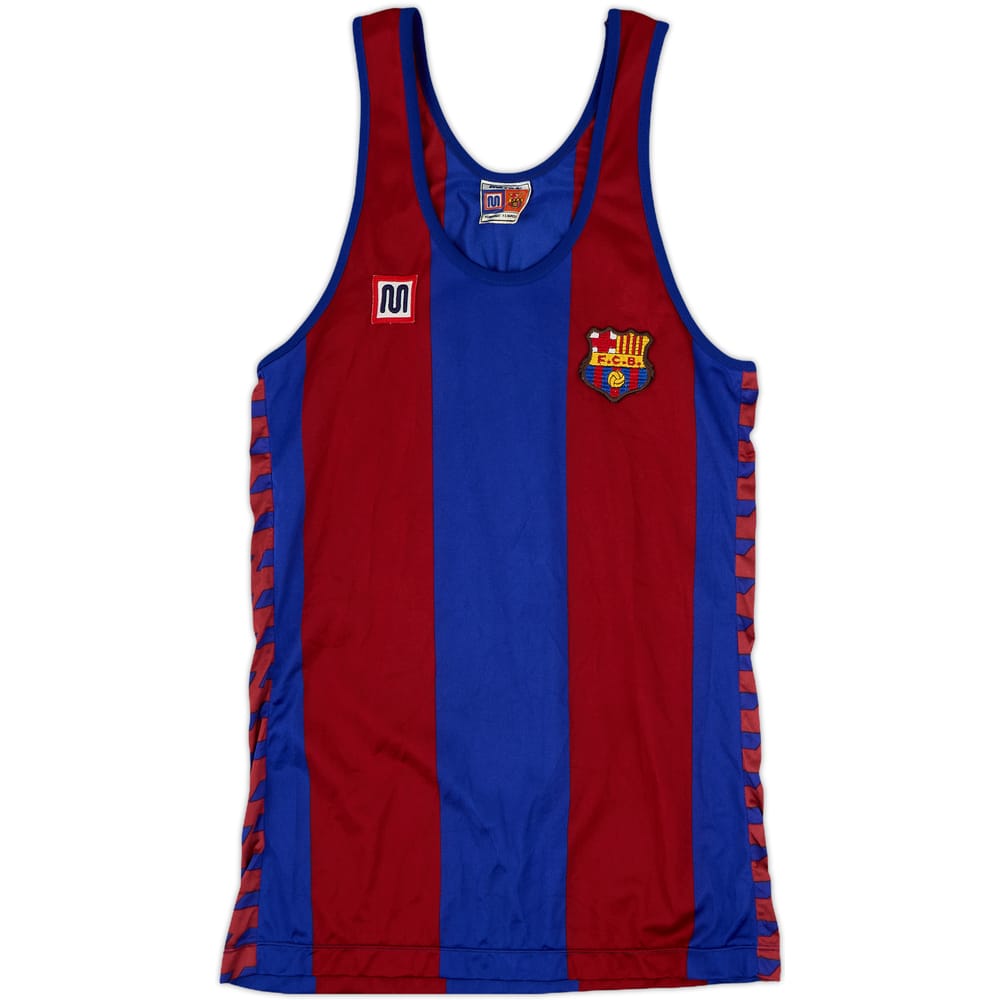 1984-89 Barcelona Meyba Basketball Jersey - 9/10 - (M)