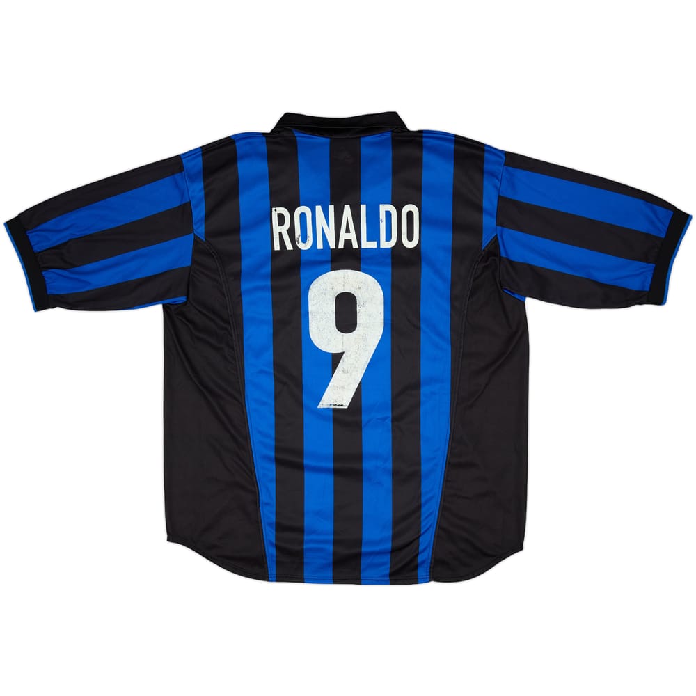 1998-99 Inter Milan Home Shirt Ronaldo #9 - 5/10 - (XXL)