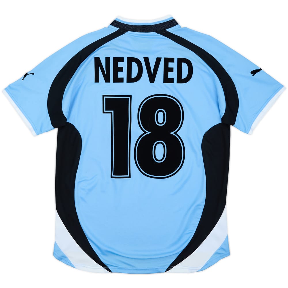 2000-01 Lazio Home Shirt Nedved #18 - 8/10 - (S)