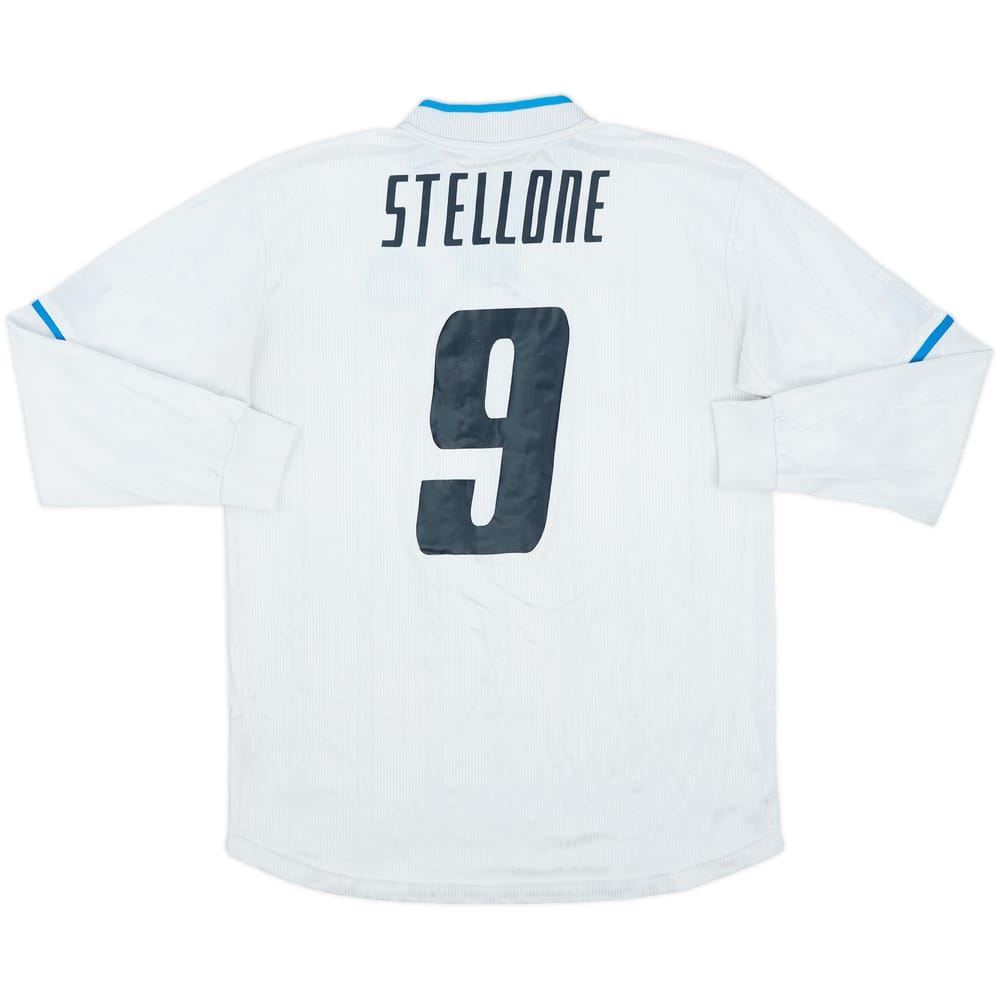 2001-02 Napoli Away L/S Shirt Stellone #9 - 4/10 - (XL)