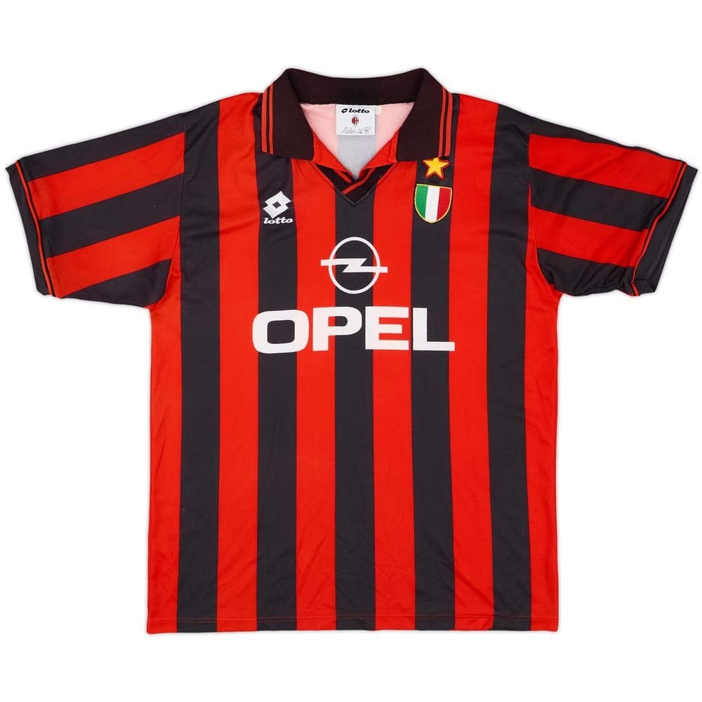 1995-96 AC Milan Home Shirt - 6/10 - (L)