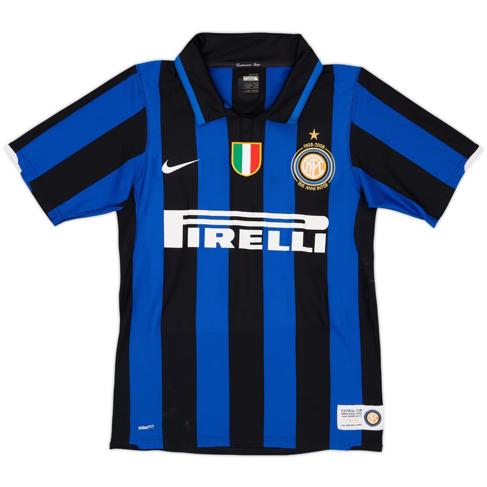 2007-08 Inter Milan Centenary Home Shirt - 5/10 - (S)