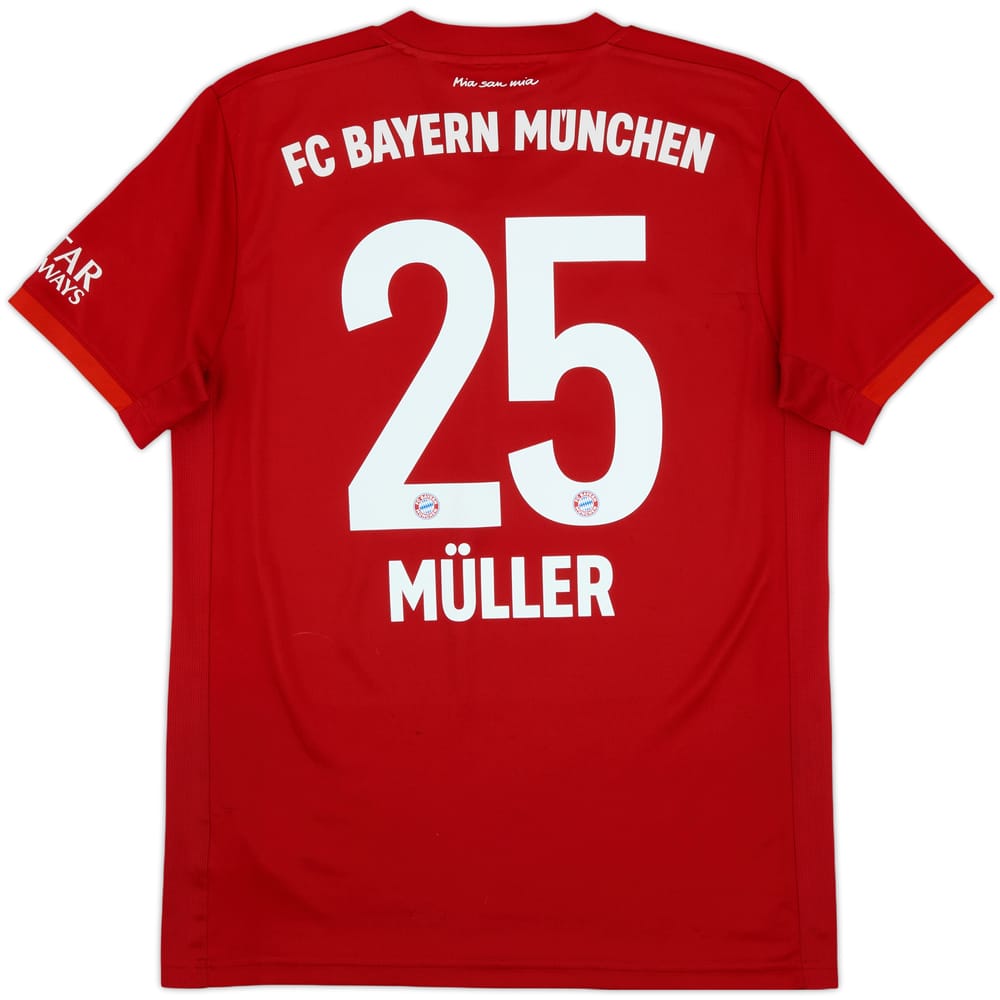 2019-20 Bayern Munich Home Shirt Muller #25 - 8/10 - (M)