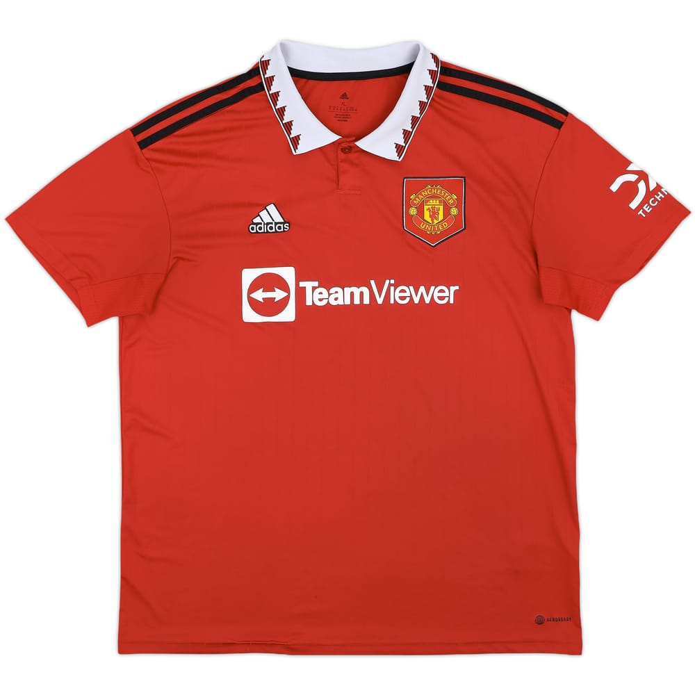2022-23 Manchester United Home Shirt - 5/10 - (XL)