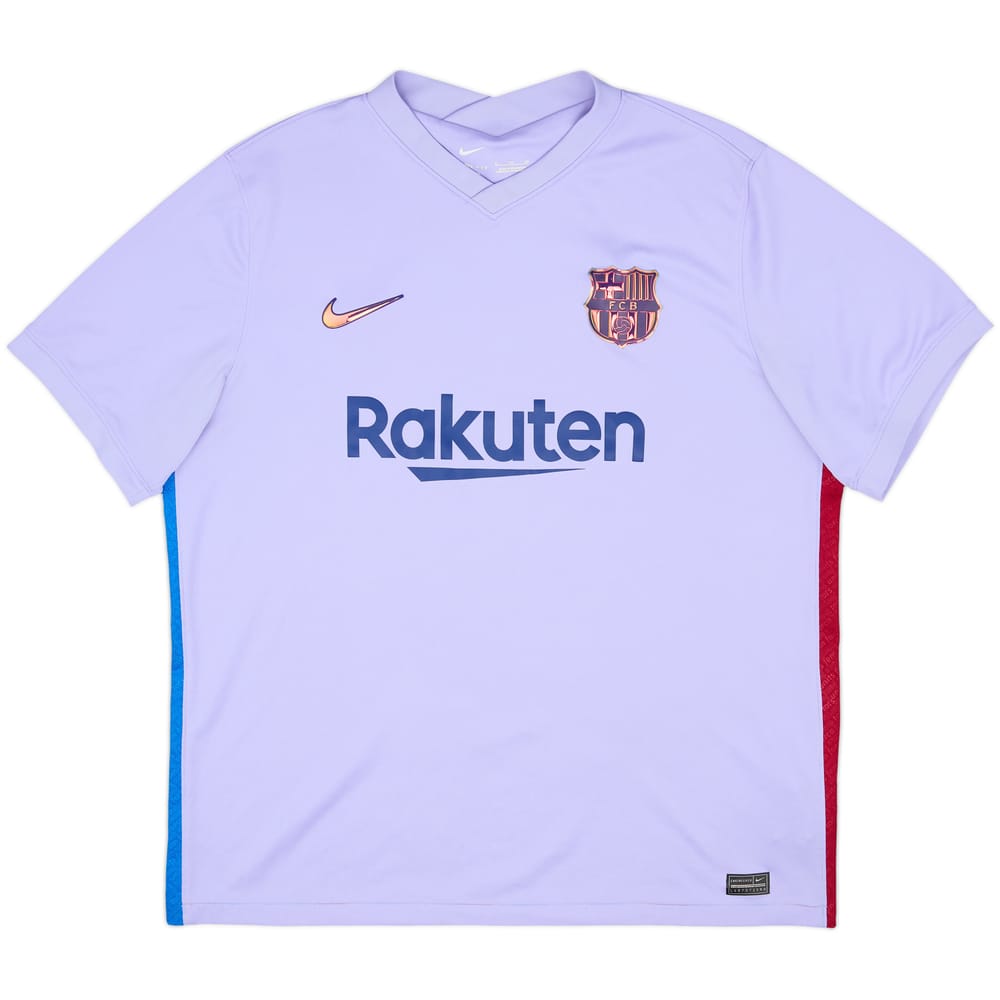 2021-22 Barcelona Away Shirt - 8/10 - (XL)
