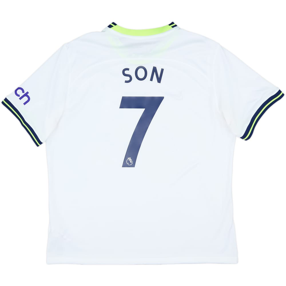 2022-23 Tottenham Home Shirt Son #7 - 10/10 - (XL)