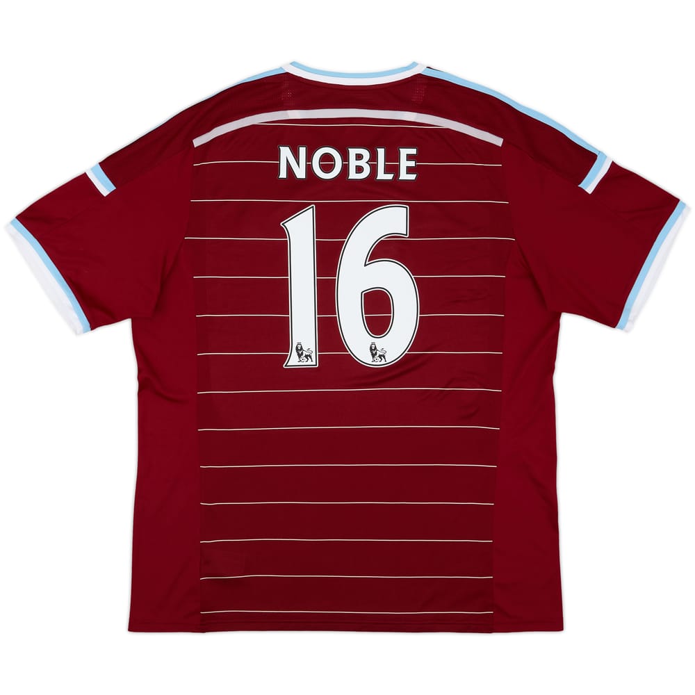 2014-15 West Ham Home Shirt Noble #16 - 8/10 - (XXL)