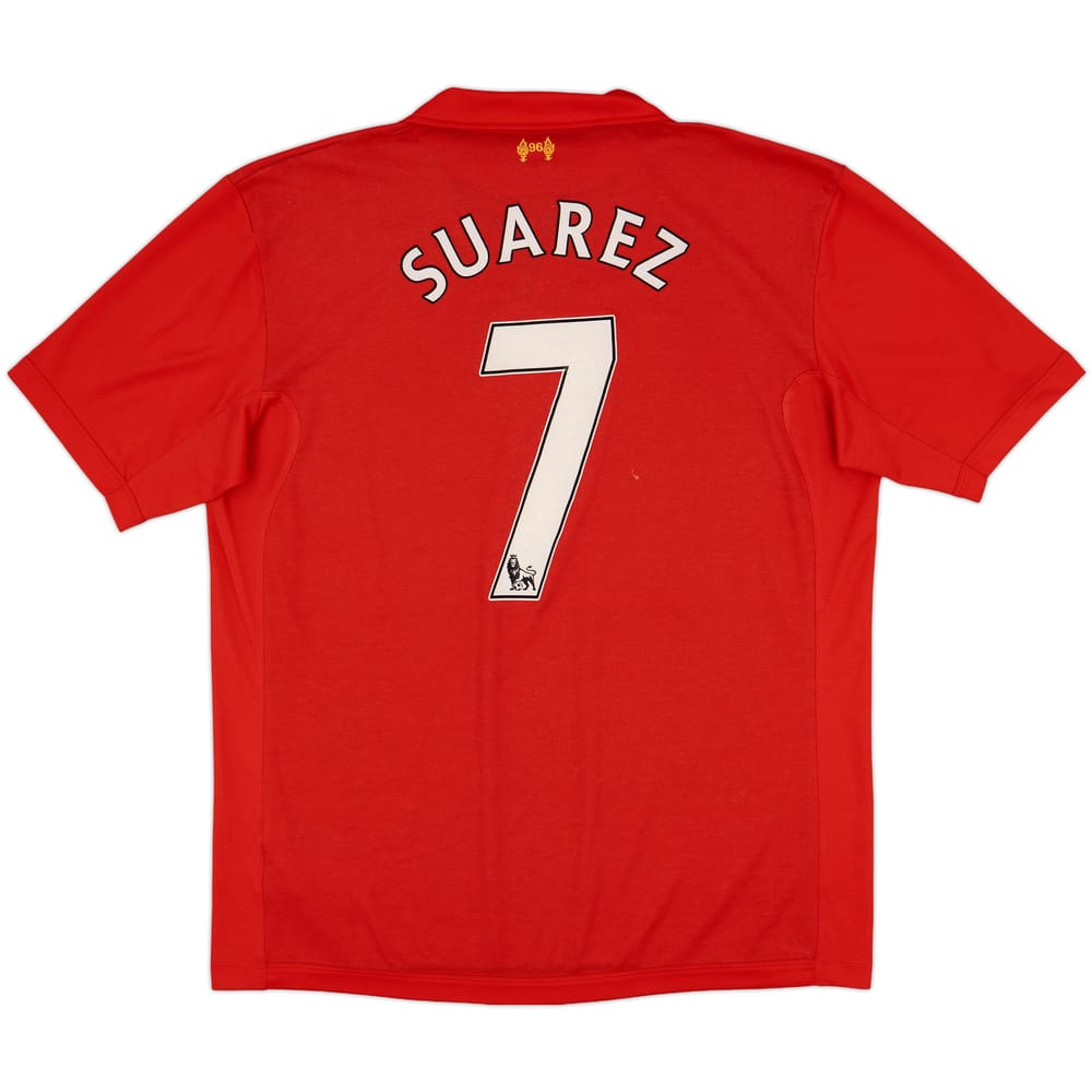 2012-13 Liverpool Home Shirt Suarez #7 - 7/10 - (XXL)
