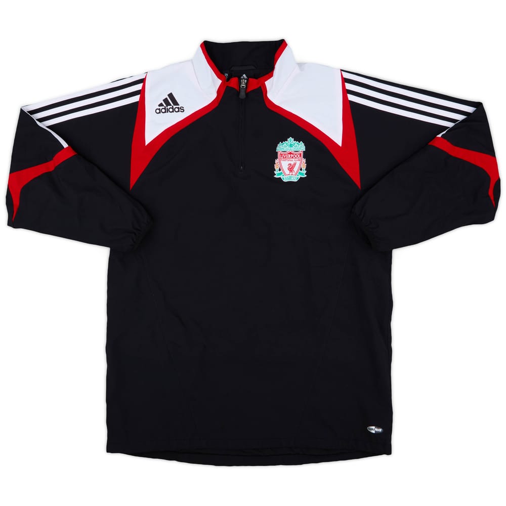 2007-08 Liverpool adidas 1/4 Zip Drill Top - 8/10 - (M)