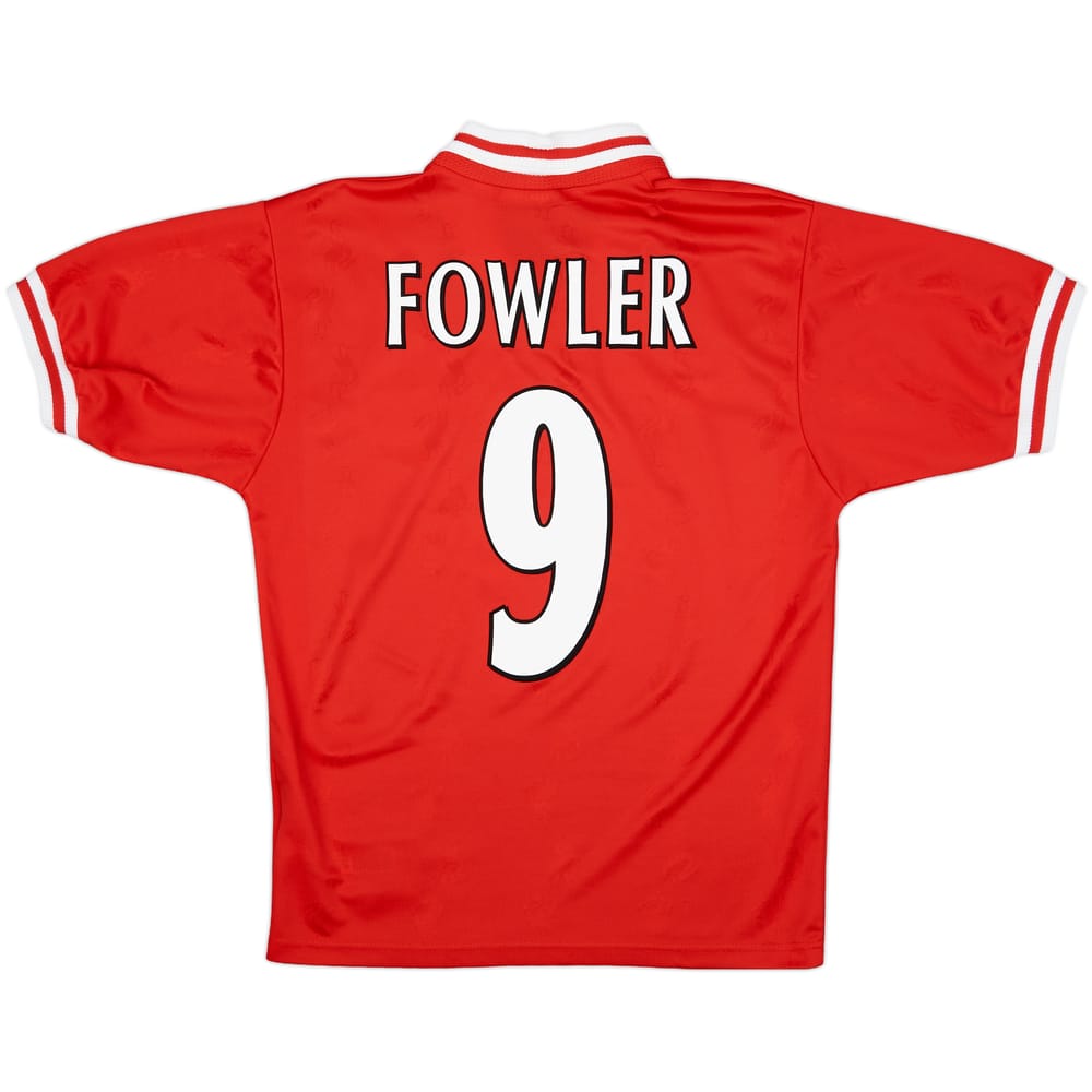 1996-98 Liverpool Home Shirt Fowler #9 - 9/10 - (S)