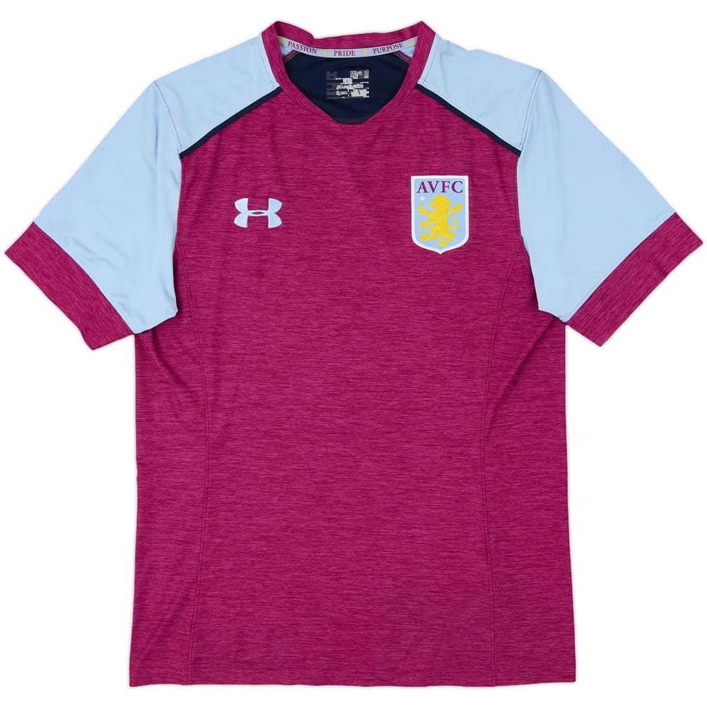 2016-17 Aston Villa Under Armour Training Shirt - 9/10 - (M)