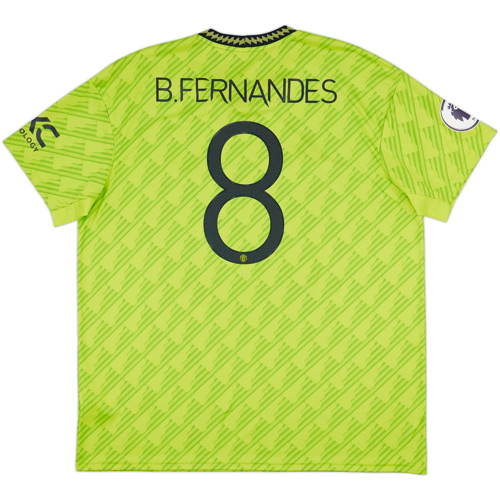 2022-23 Manchester United Third Shirt B.Fernandes #8 - 10/10 - (XXL)