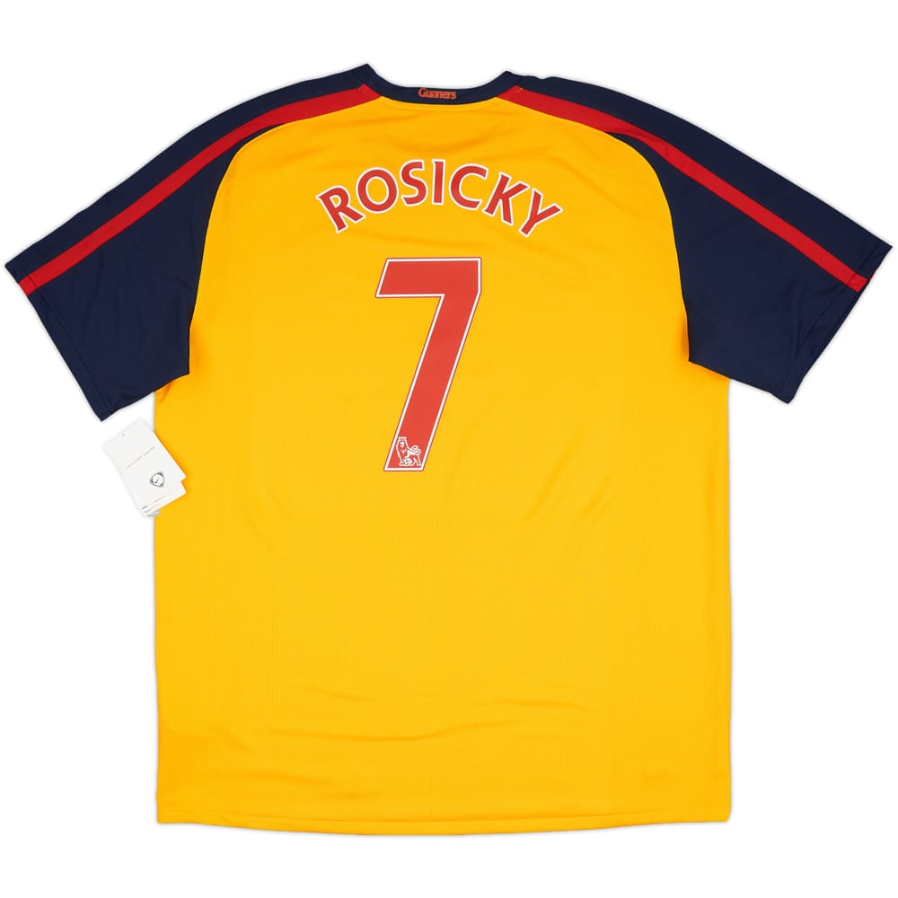 2008-09 Arsenal Away Shirt Rosicky #7 (XL)