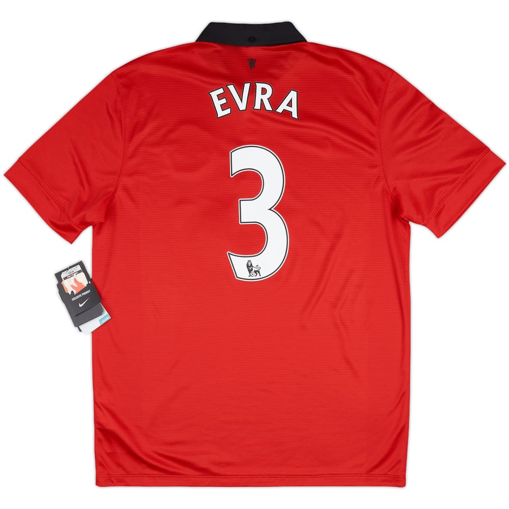 2013-14 Manchester United Home Shirt Evra #3 (L)