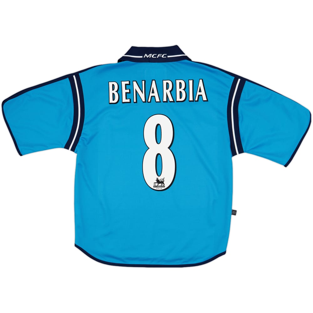 2002-03 Manchester City Home Shirt Benarbia #8 - 8/10 - (S)