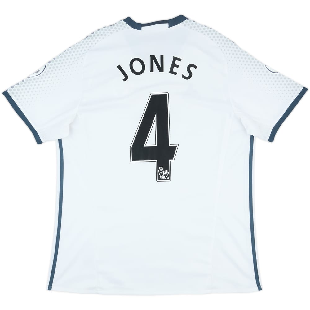 2016-17 Manchester United Third Shirt Jones #4 - 8/10 - (XL)