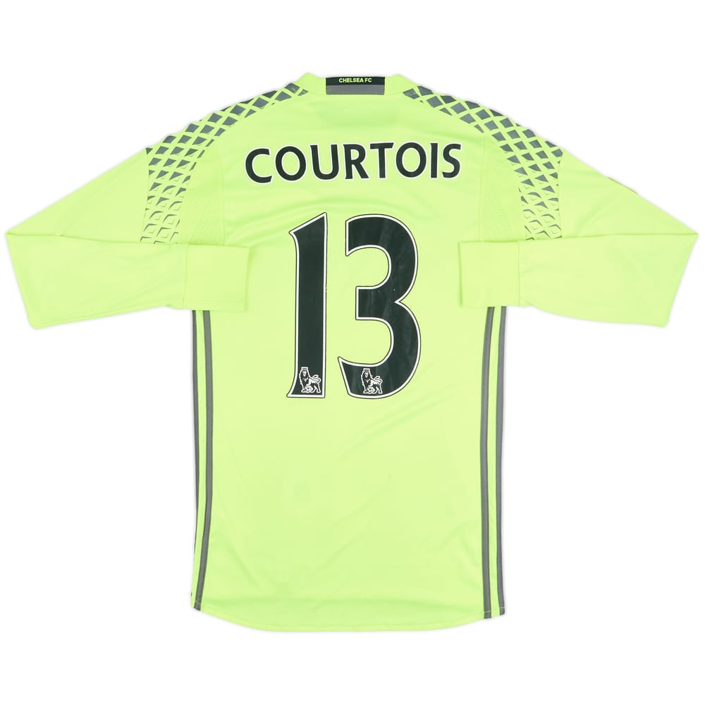 2016-17 Chelsea GK Shirt Courtois #13 - 5/10 - (XS)