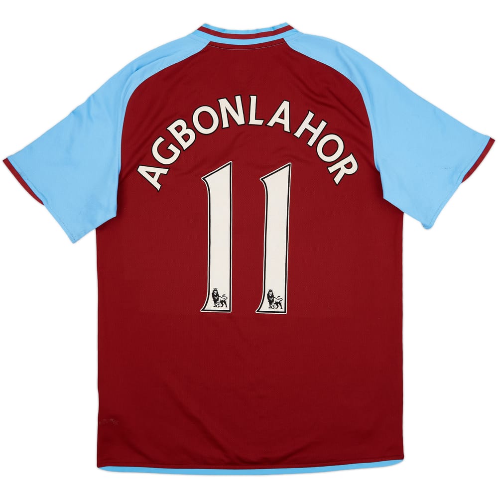 2008-09 Aston Villa Home Shirt Agbonlahor #11 - 4/10 - (M)