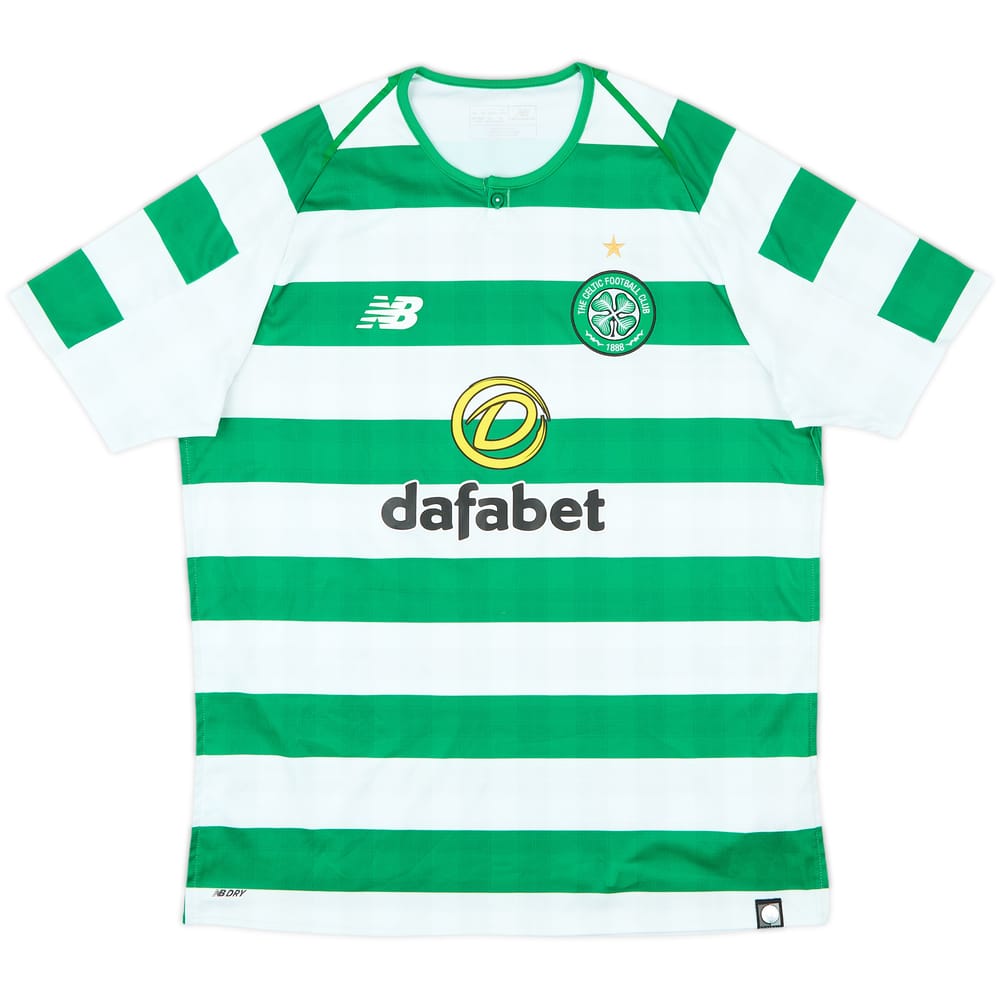 2018-19 Celtic Home Shirt - 8/10 - (L)