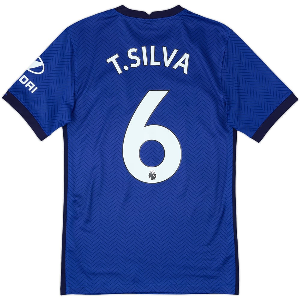 2020-21 Chelsea Home Shirt T.Silva #6 - 9/10 - (XS)
