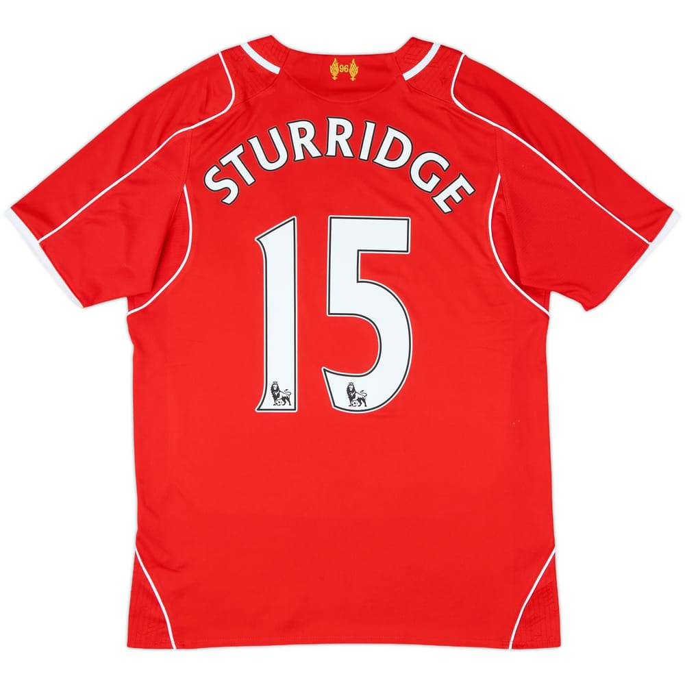 2014-15 Liverpool Home Shirt Sturridge #15 - 8/10 - (S)