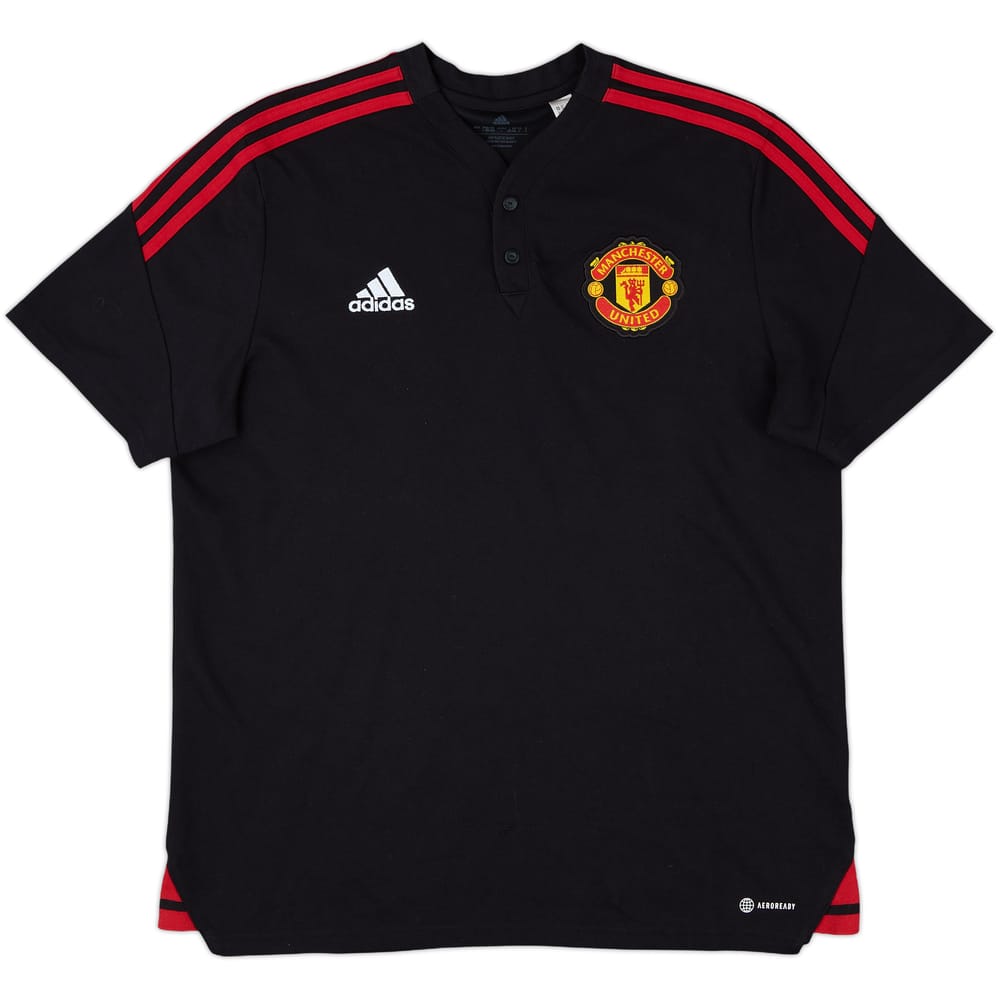 2022-23 Manchester United adidas Polo Shirt - 9/10 - (L)