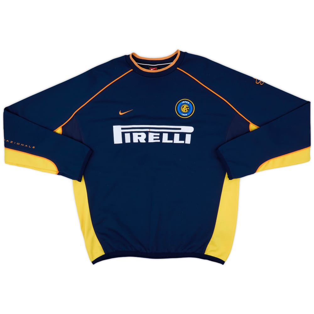 2001-02 Inter Milan Nike Sweat Top - 7/10 - (L)